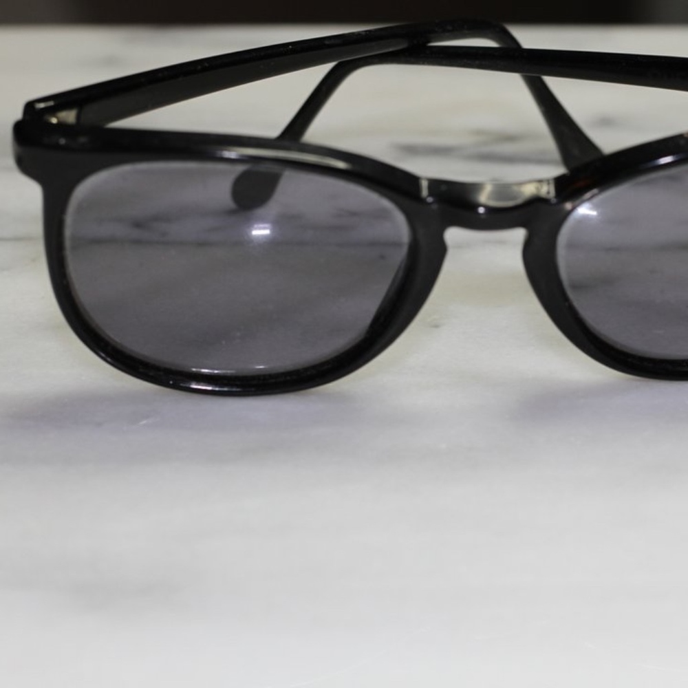 Black Rectangle Unabomber Sunglasses